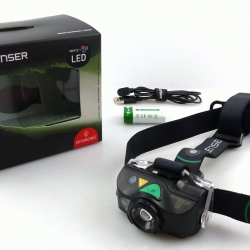 TORCIA LEDLENSER FRONTALE MH8 600 lumen ricaricabile USB